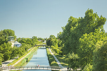 Ludwig-Donau-Main-Kanal im Landesgartenschau Gelände