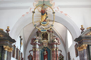 Kath. Kirche St. Nikolaus Pfünz Innenraum