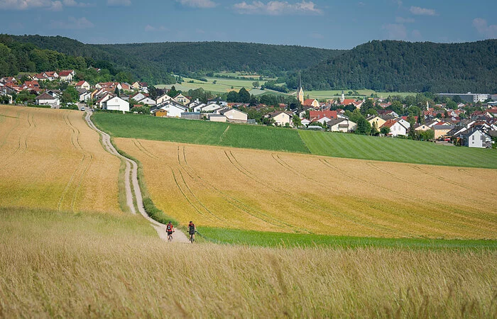 Oberhalb von Dietfurt am Freibad
