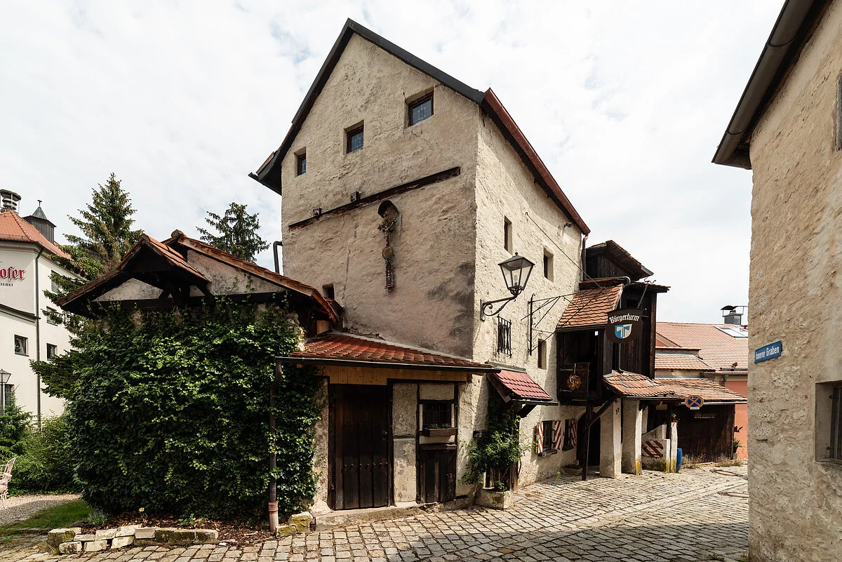 Turm der Stadtbefestigung, Altstadt Beilngries