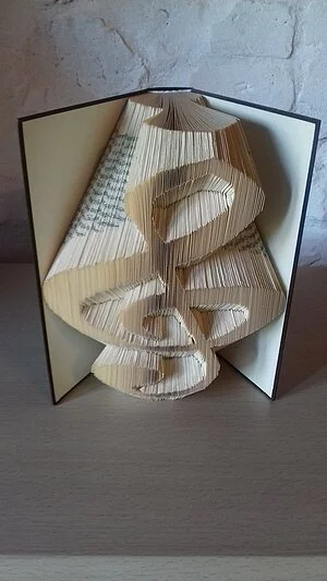 Gefalteter Notenschlüssel Gefalteter Notenschlüssel