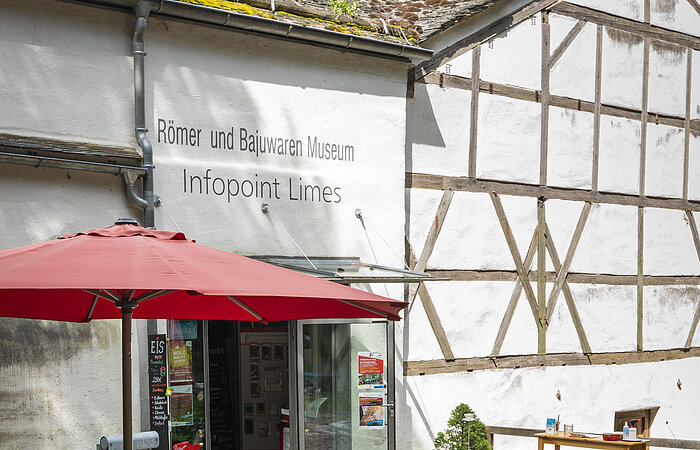 Biergarten des Römer und Bajuwaren Museums Kipfenberg