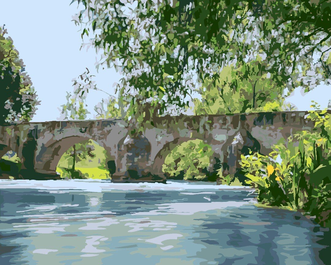 Die Römerbrücke bei Pfünz
