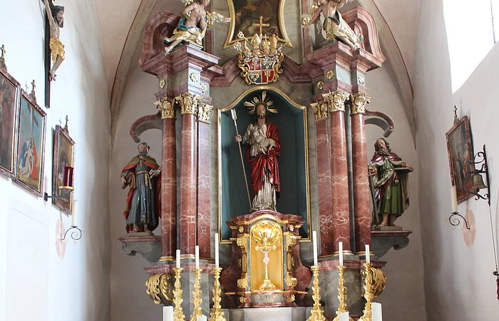 Kath. Kirche St. Nikolaus Pfünz Innenraum