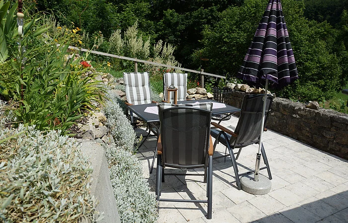 Amalienturm Mörnsheim_Terasse