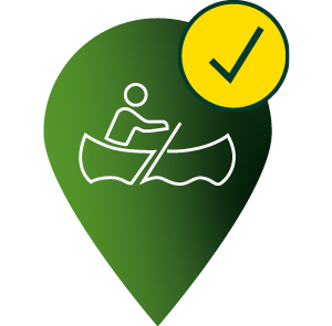 Logo "Beim Bootwandern erlaubt"