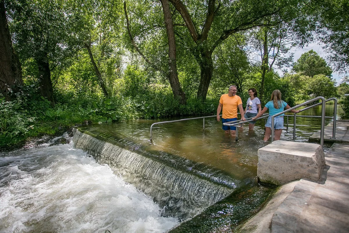 Wassertretanlage Kinding - Naturpark Altmühltal