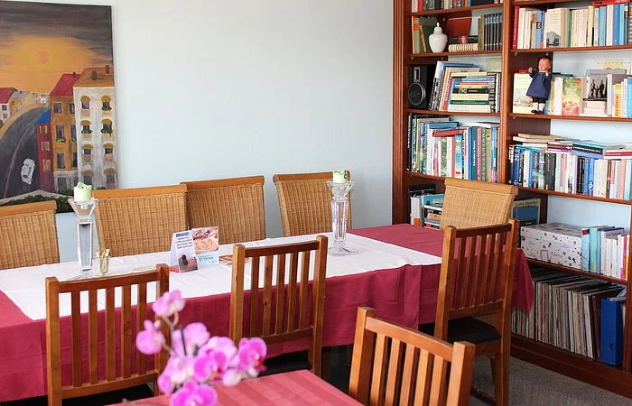 Innenraum Literaturcafé Lindle