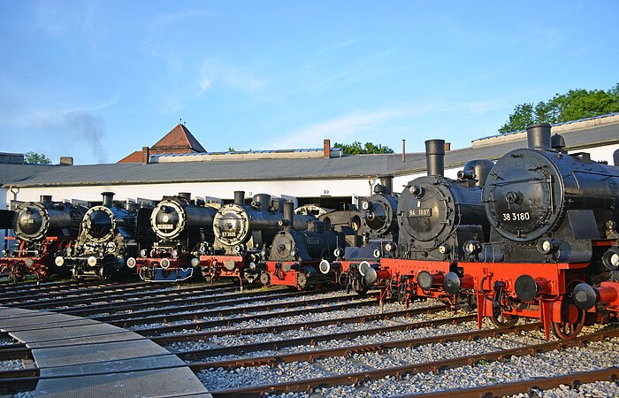 Drehscheibe im Bayerischen Eisenbahnmuseum in Nördlingen
