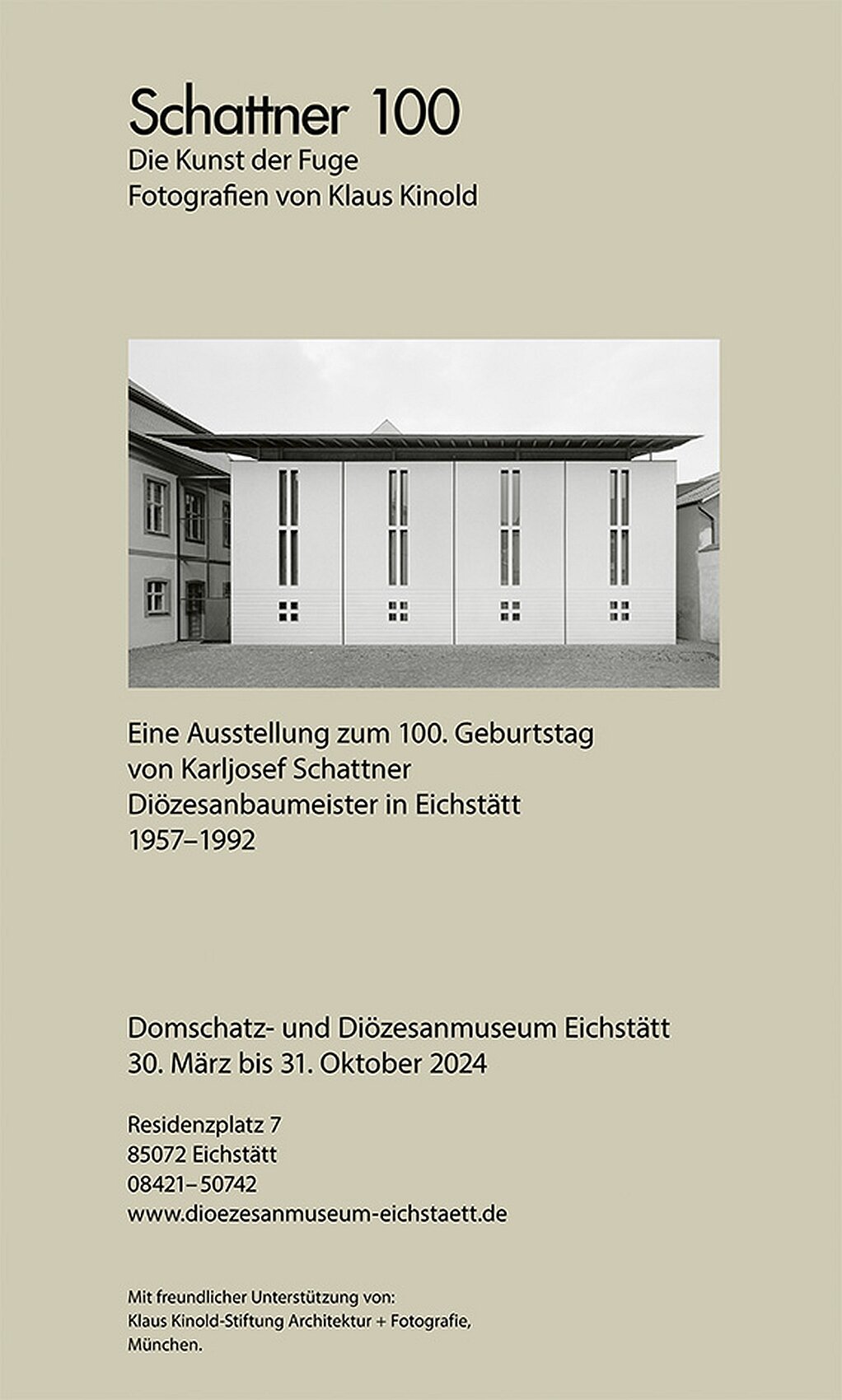 Ausstellung Schattner Diözesanmuseum Plakat RZ.indd