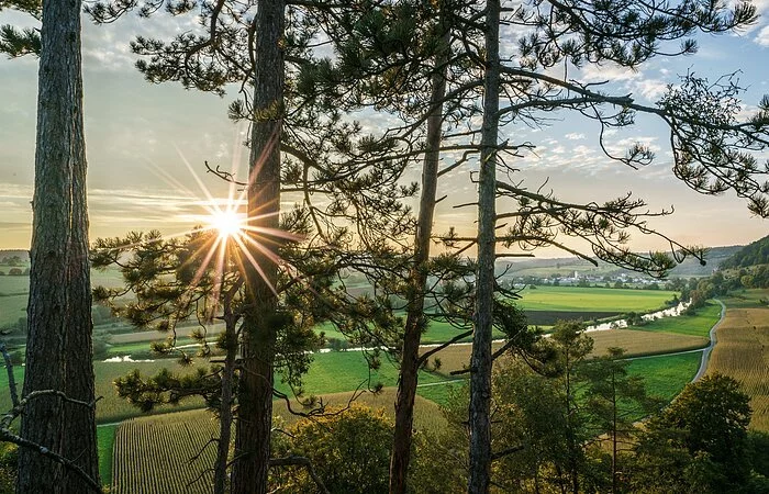 Sonnenuntergang am Panoramaweg