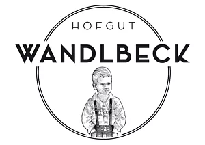 Logo Hofgut Wandlbeck in rund und schwarz