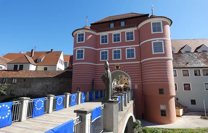 Donauwörth - Im Rieder Tor, dem letzten der vier Stadttore, befindet sich das "Haus der Stadtgeschichte"