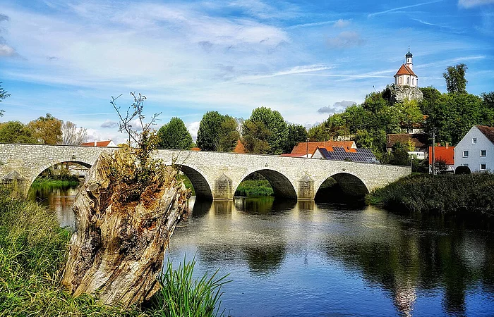 Donauwörth - Geotop Kalvarienberg mit Kapelle im Stadtteil Wörnitzstein