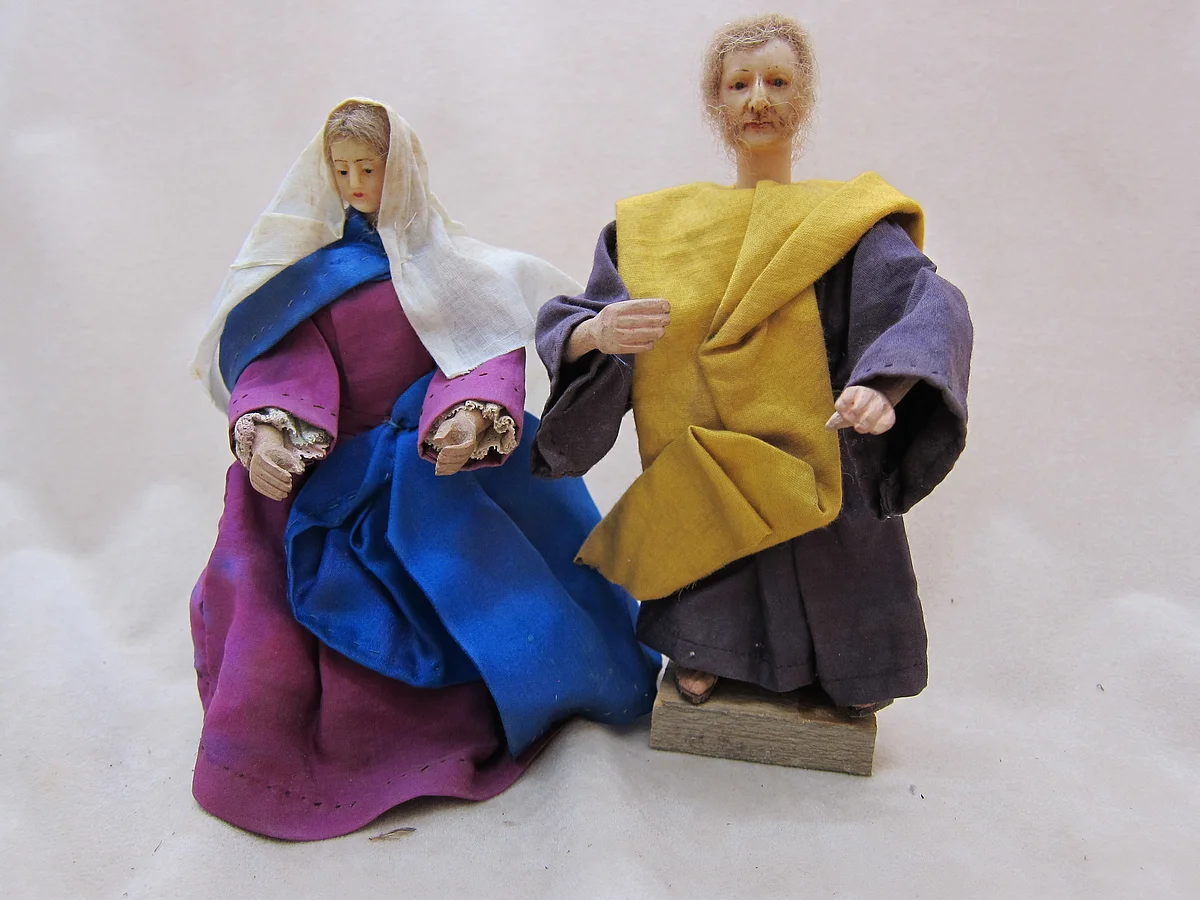 Stampfer Krippe Maria und Josef