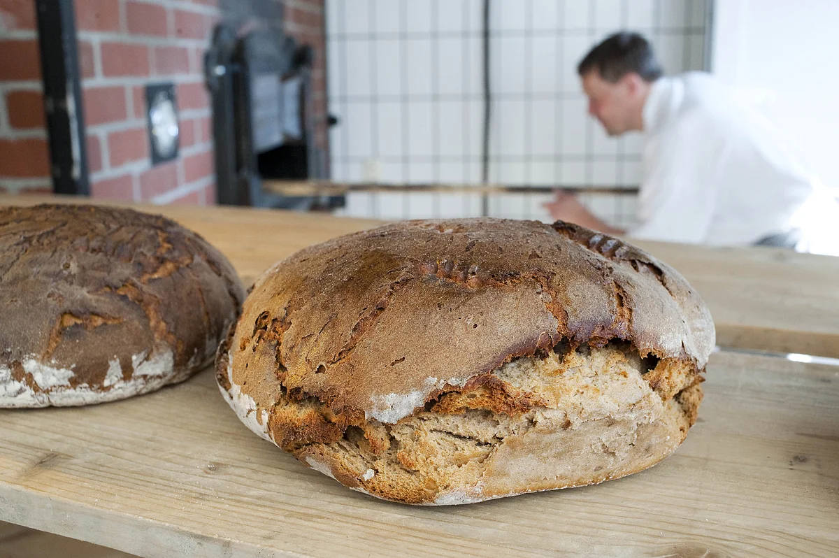 Frisch gebackenes Brot beim Gasthof Gmelch.