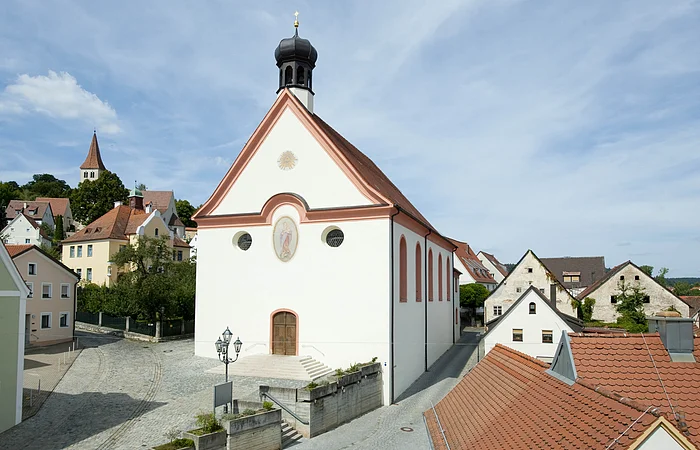 Gredinger Stadtpfarrkirche St. Jakobus.