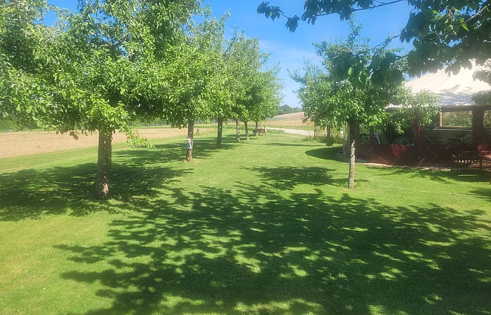 Bereich für Fahrzeuge und Zelte