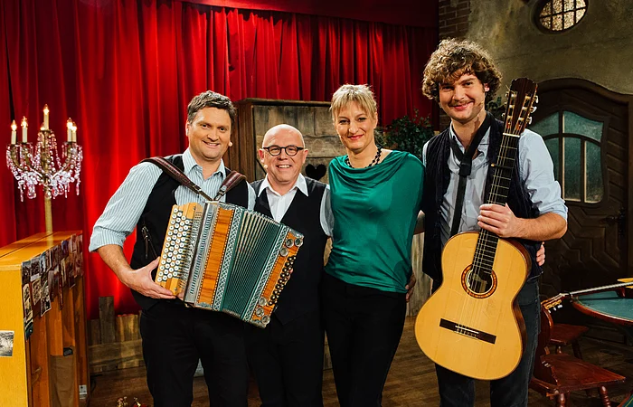 Couplet-AG: v. l. Bernhard Gruber, Jürgen Kirner, Bianca Bachmann,Bernhard Filser
