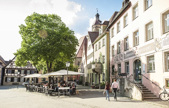 Weissenburg in Franken, Bayern; Stadtporträt, Stadtspaziergang in der Altstadt