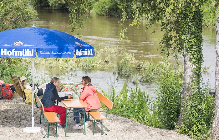 Bei Angelinas Altmühlrast