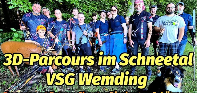 Schneetal 3D-Parcours VSG-Wemding / Profisport und Bogensport Extrem "Chapter Rieskrater Schützen"🏹💯