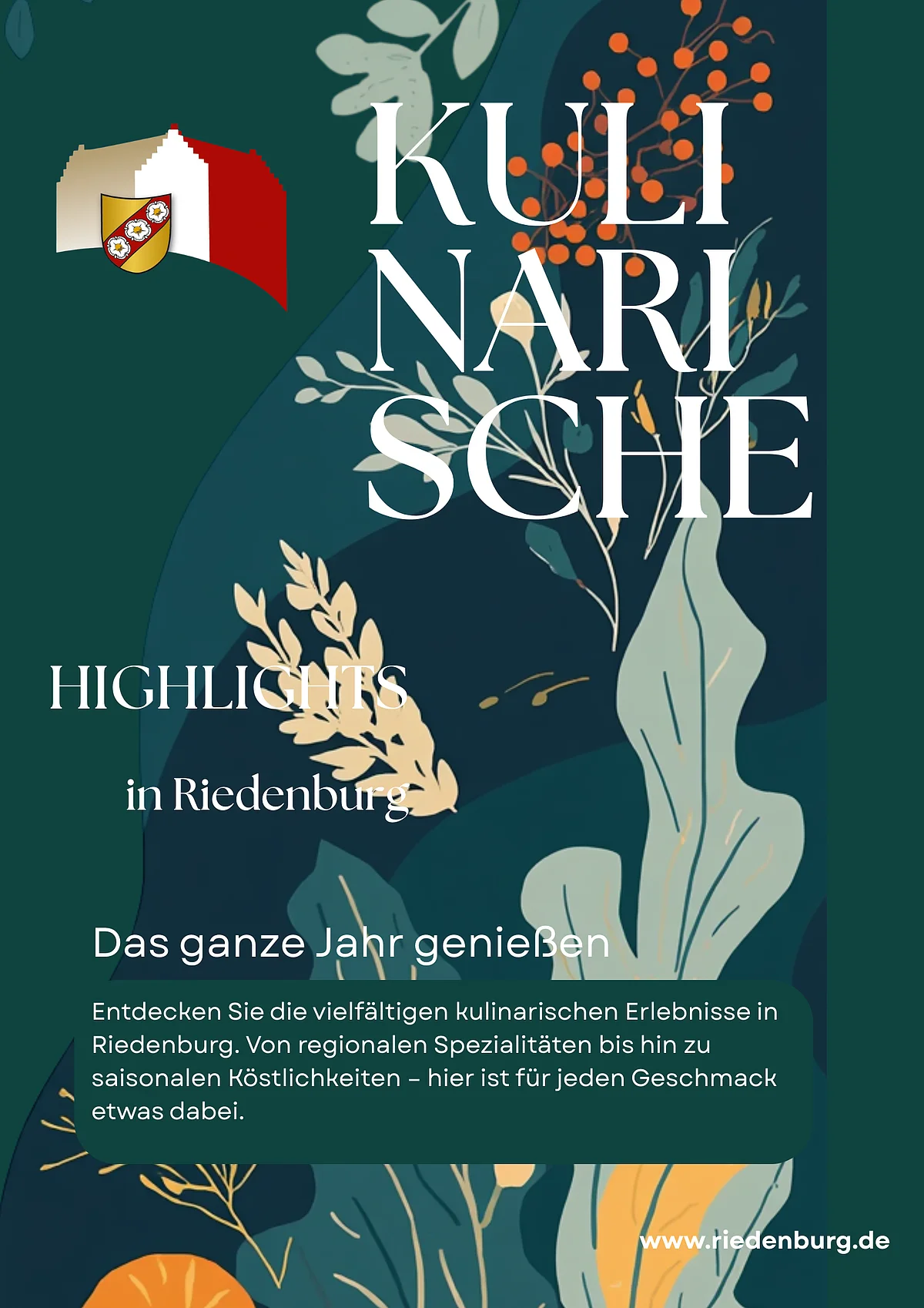 Auf diesem Bild sehen Sie eine Grafik zu den kulinarischen Highlights