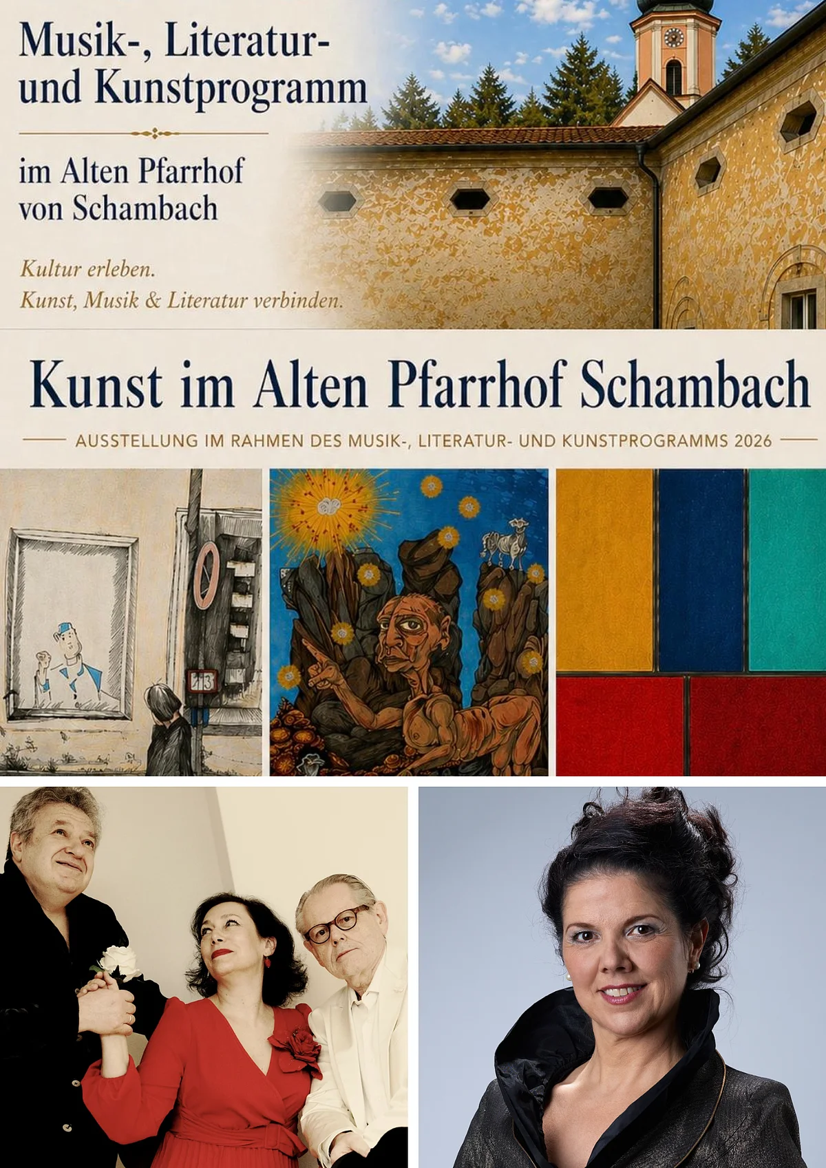 Sommerkonzert 18.07.2026 Auf diesem Bild sieht man die Künstler des Sommerkonzertes