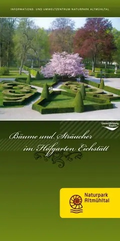 Bäume und Sträucher im Hofgarten Eichstätt