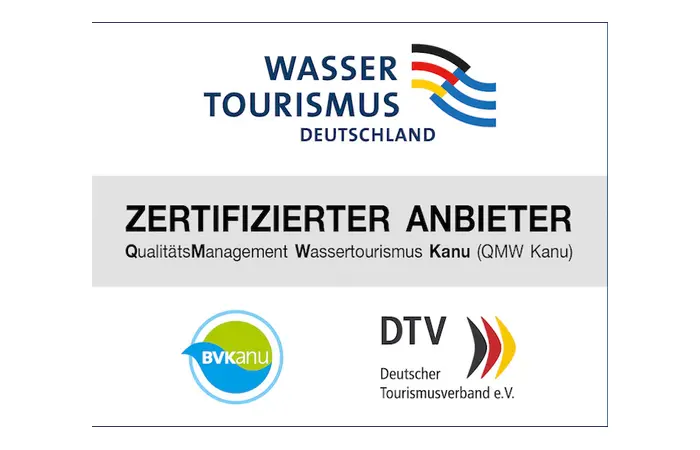 Das Siegel dürfen zertifizierte Anbieter verwenden. Es wird vom Bundesverband Kanu und dem Deutschen Tourismusverband e.V. vergeben.
