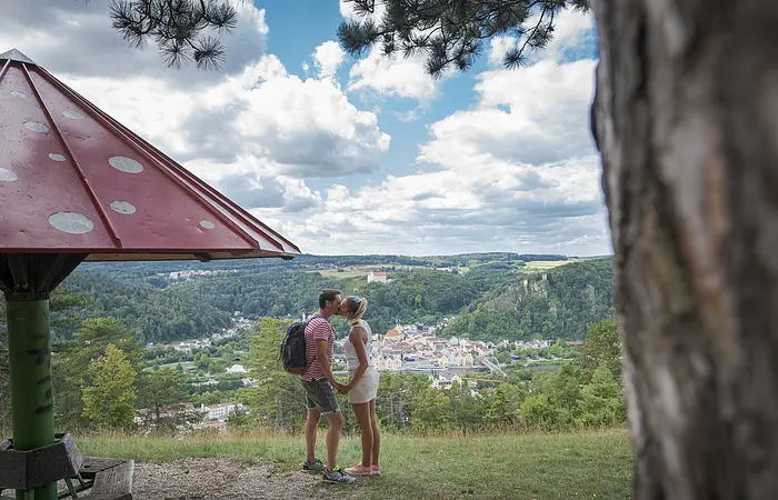 Am Aussichtspunkt Schwamerl in Riedenburg