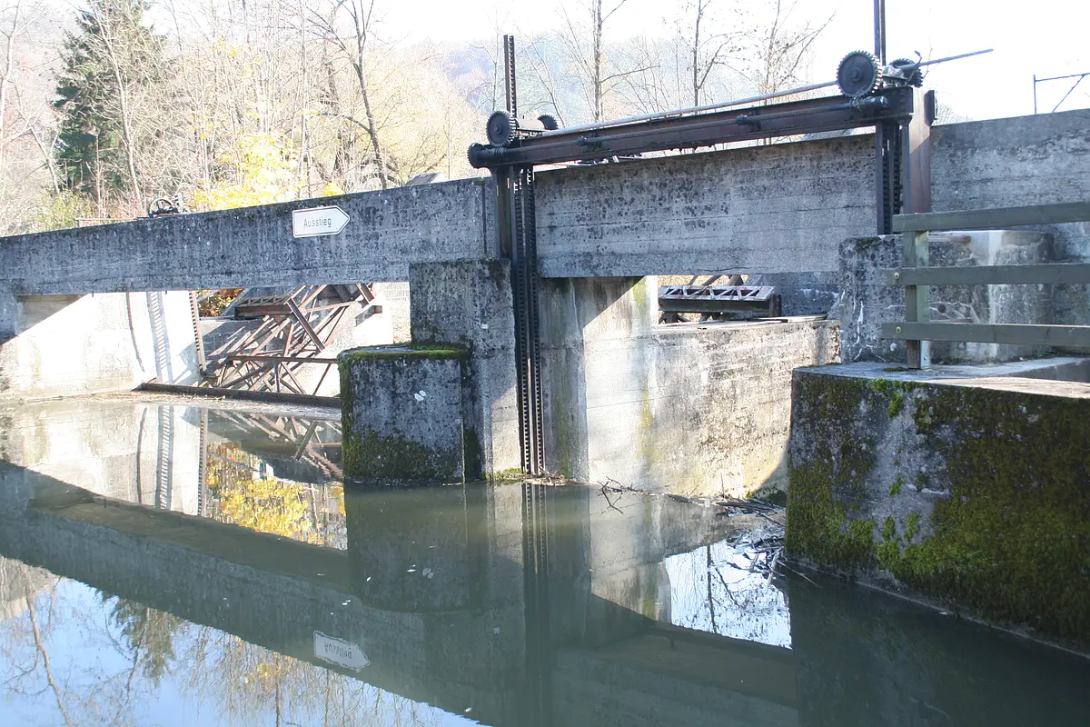 Wehr bei der Willibaldsbrücke Eichstätt