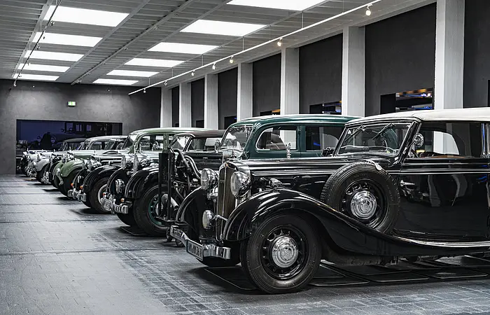 Historische Maybach-Fahrzeuge, Museum, Neumarkt in der Oberpfalz, Bayern, Deutschland,