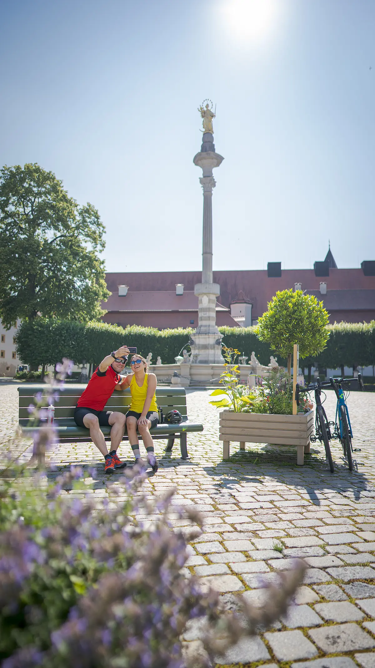 Residenzplatz Eichstätt Selfie Pause