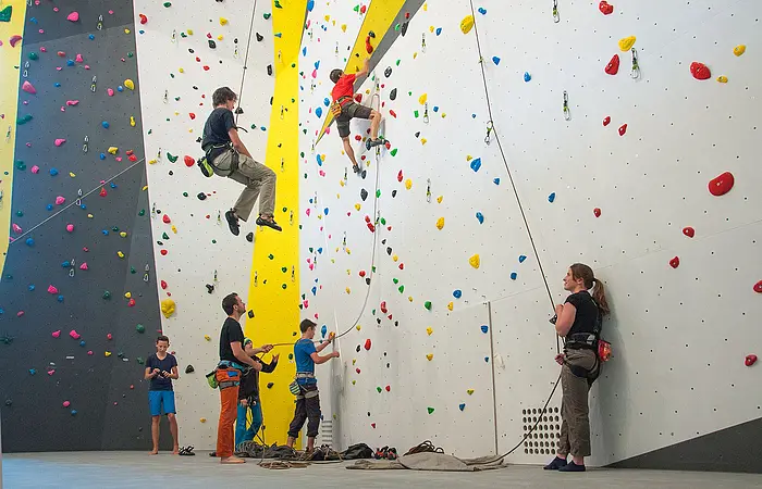 Kletterhalle Innenansicht