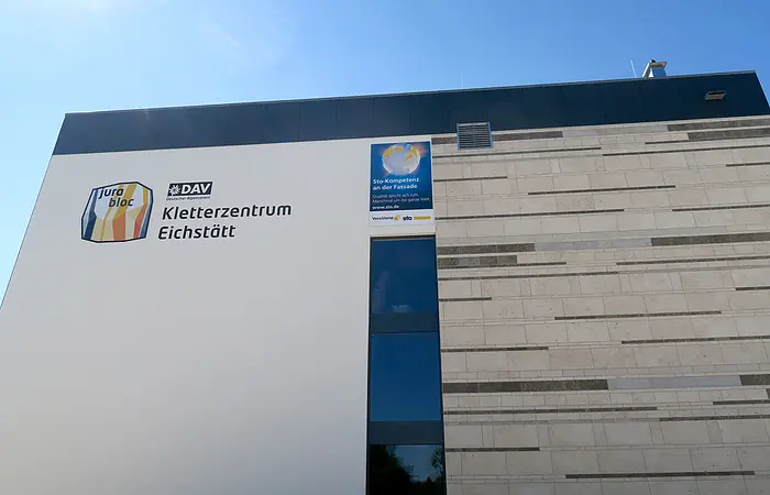 Kletterhalle Nordansicht