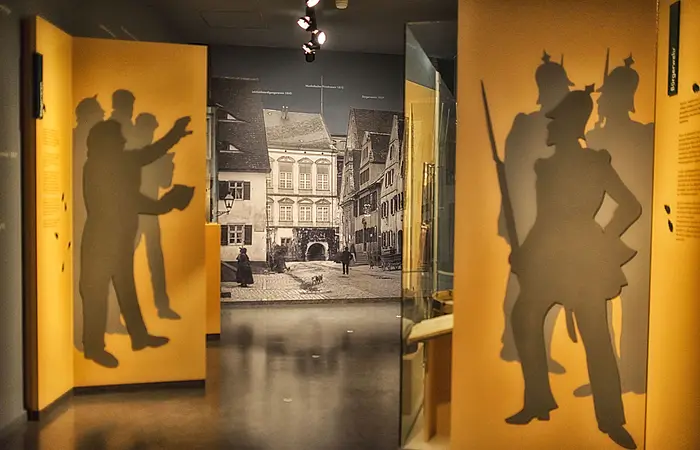 Blick auf die Dauerausstellung im Heimatmuseum in Oettingen