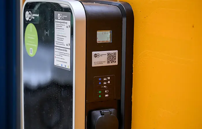 Ladesäule Parkhaus Dörflervilla Ebene C Deta
