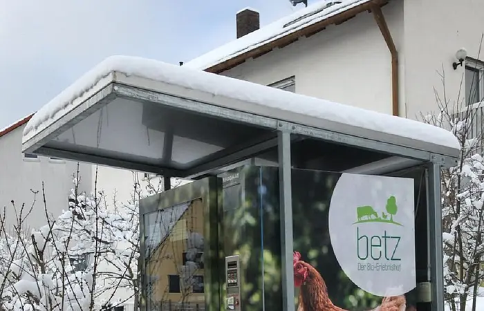 24-Stunden-Automat im Winter