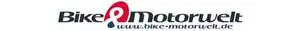 Bike & Motorwelt Monheim Logo Logo von Bike & Motorwelt in Monheim mit gleichnamigen Schriftzug und einer Webadresse www.bike-motorwelt.de darunter auf weißem Hintergrund.