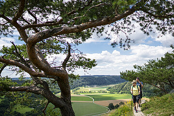 Aussicht auf Altmühl von Schloss Arnsberg
