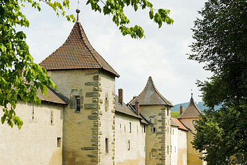 Schanzmauer Teil der Stadtmauer Weißenburg