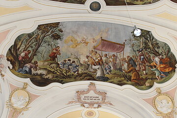 Fresko der Wallfahrtskirche St. Salvator in Bettbrunn